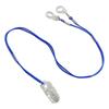 Hörgerätehalter, transparenter Clip, blaues Seil, Nylon, einfache Befestigung, Hörgeräte-Lanyard für Gartenarbeit, sp