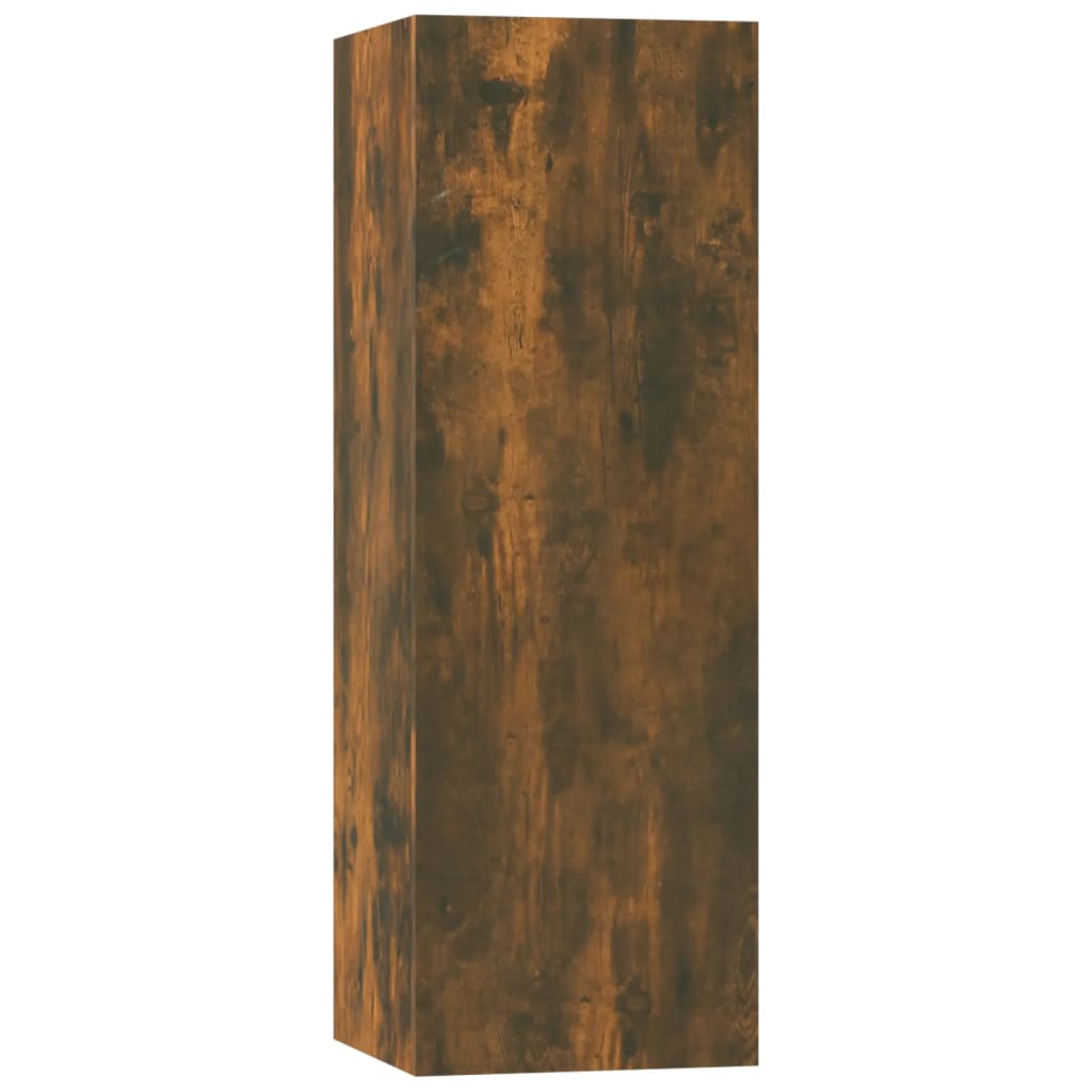 5 Piece TV Cabinet Set Smoked Oak Effect Particleboard