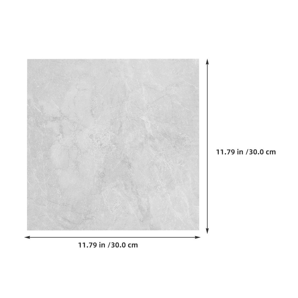 12 Pcs Backsplash Tile Decal Stickers Marble Pattern Self-adhesive Wall Waterproof