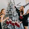 Alphabet Knitting Socks Christmas Tree Ornaments Christmas Decorations For Home 2024 Noel New Year 2025 Xmas Gift