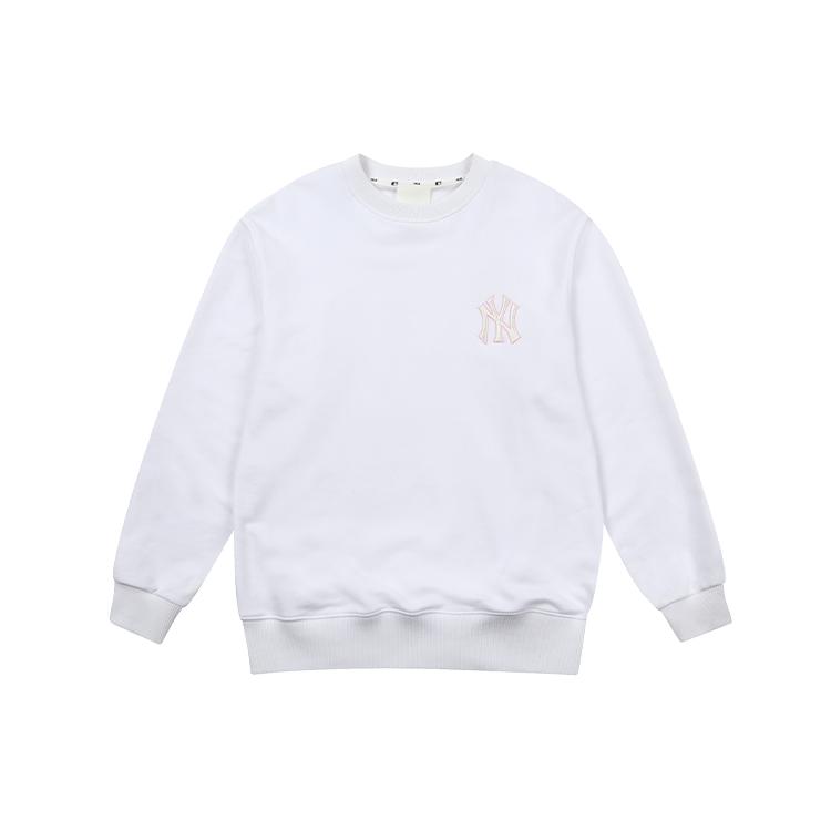 New MLB Old Flower Sweatshirts Unisex White 31MTM2111-50W