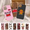Cute Domo Kun Phone Case For IPhone 17 16 15 14 13 11 12 Pro Max 16 Plus Transparent