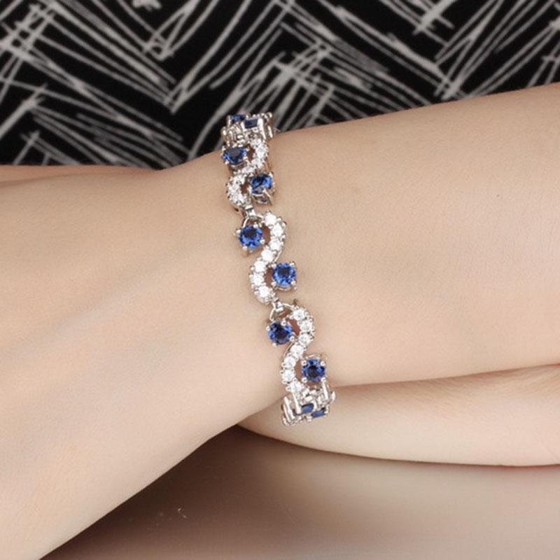 SCIONE Fashion Platinum Gold Bracelet Gold Ladies Accessories