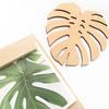 1 pcs Nordic Wooden Monstera Leaf Wall Ornament Kids Room Bedroom Home Decoration For Home Office Cafe Desktop Decoration