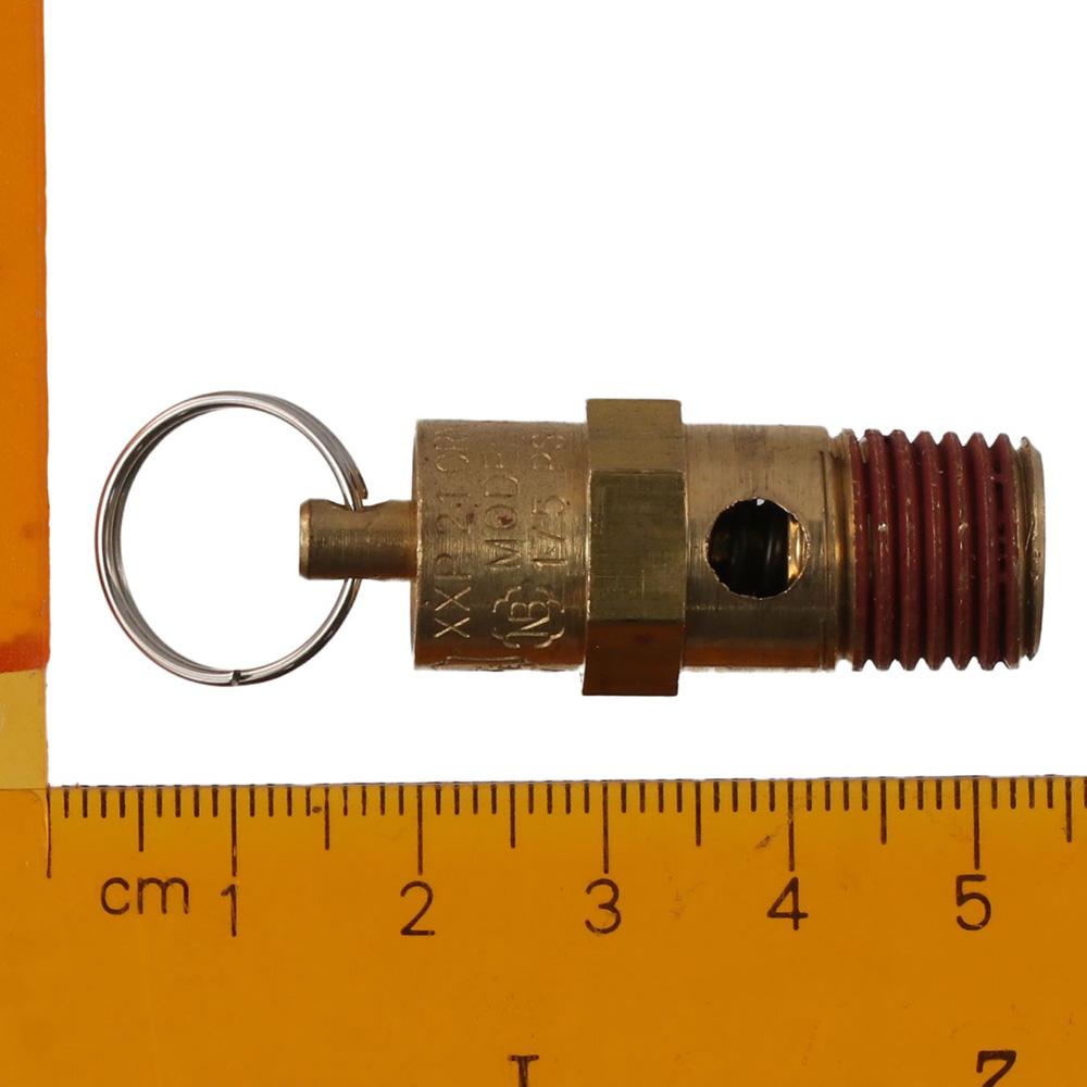 2Pcs 175 PSI Brass Safety Valve 1/4" Air Compressor Check Valve Air Compressor