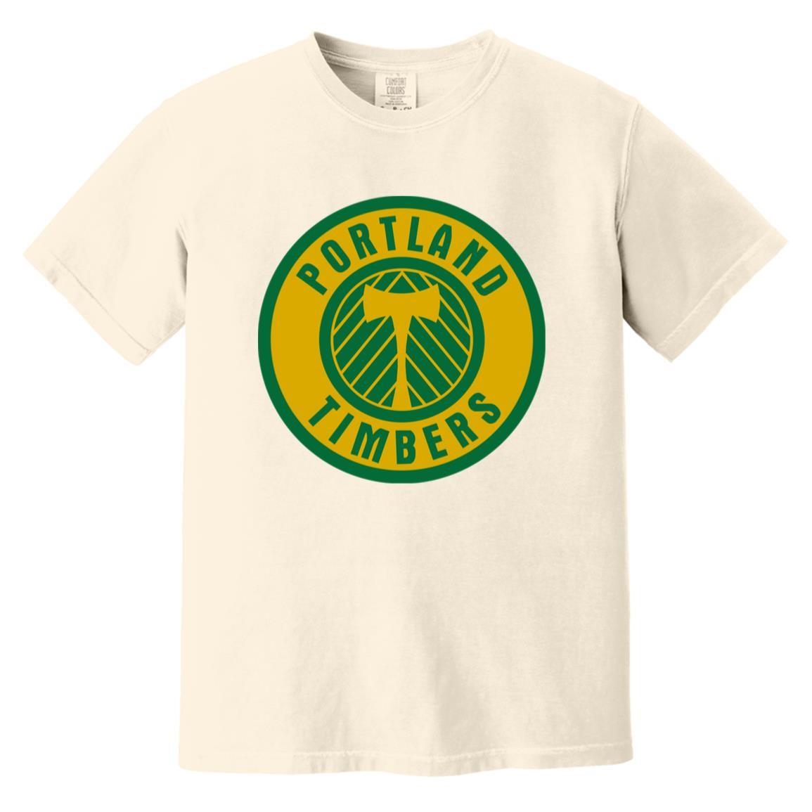 Portland Timbers T-shirt Heavyweight Vintage Colors | NASL Soccer Team S