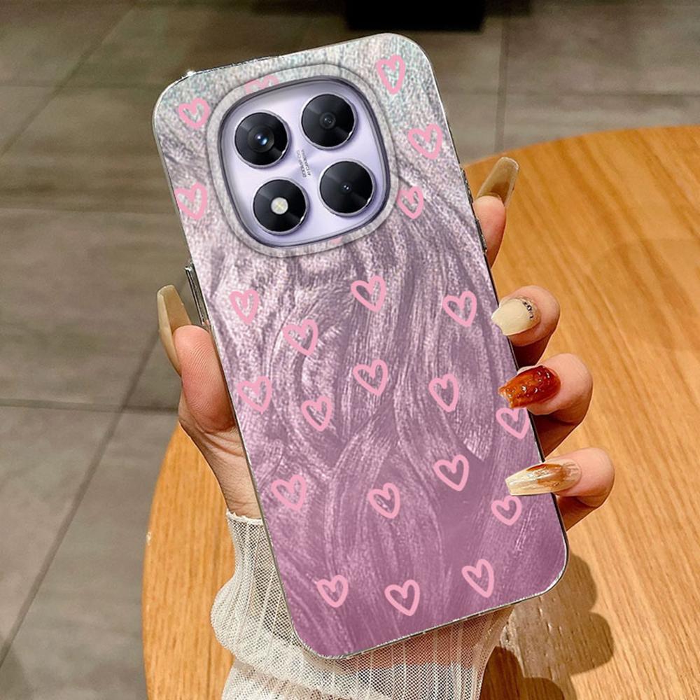 Gradient Colorful Pueple Butterfly For Xiaomi Redmi Note 14 13 Pro 4G Note14 Pro+ 5G Poco X6 Phone Cases Cover Silicone Case Soft Funda Bumper