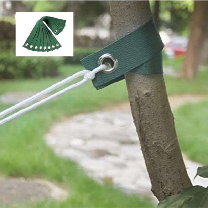 10 piezas de cinturón de árbol a prueba de viento, antihuracanes, estereotipado, correa fija de nailon, buen soporte para ramas recién plantadas, accesorio de jardín