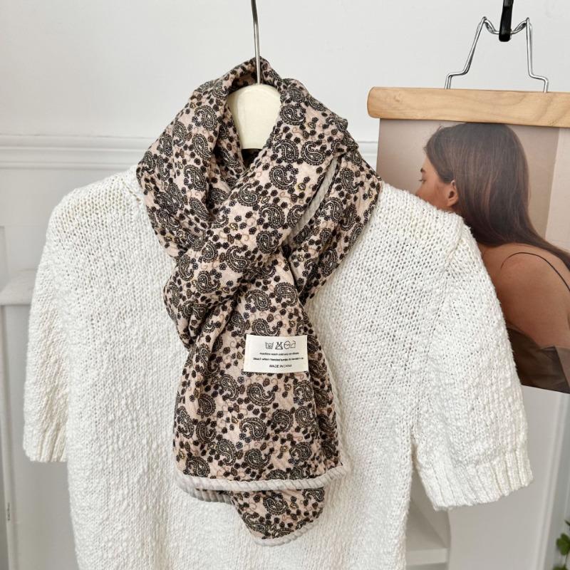 Cotton and linen scarf atmosphere new autumn and winter decorative silk scarf neck protection warm scarf scarf shawl dual-purpose