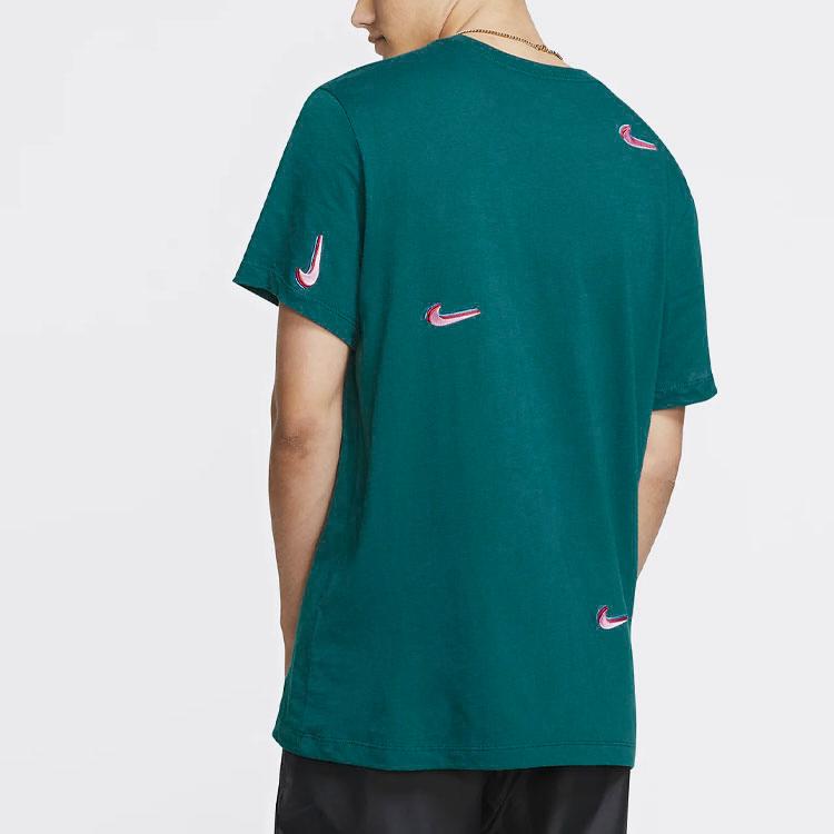 Nike SB X Parra Pocket Tee Asian Edition Women Tops Midnight-Turquoise BV7056-347