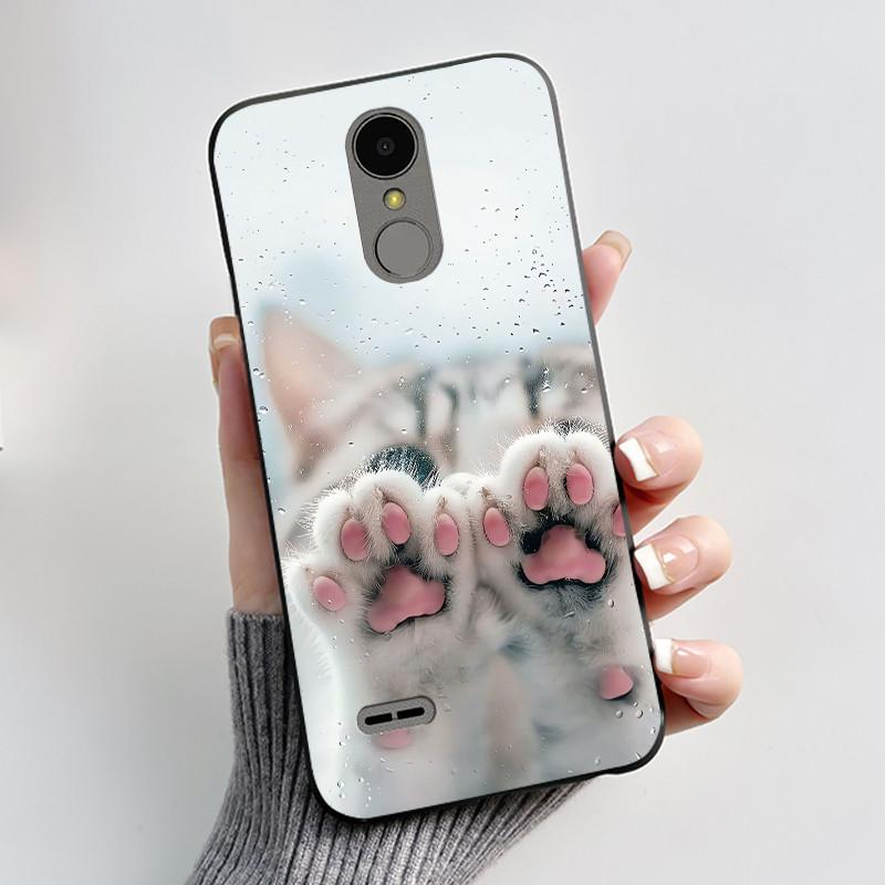 Casing For LG K4 2017 X230/LG K8 2017 X300 Slim Case Aesthetic Luxury Cute Cool Boys Girls Black Matte Soft Silicone Back Cover