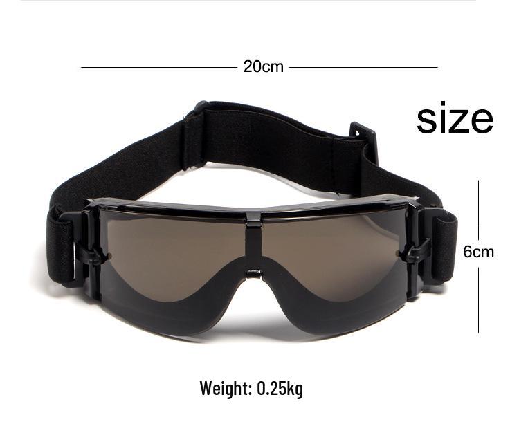 Spot X800 Tactical Goggles: Explosion-Proof, Anti-Impact, Windproof, Sandproof Sports Eyewear