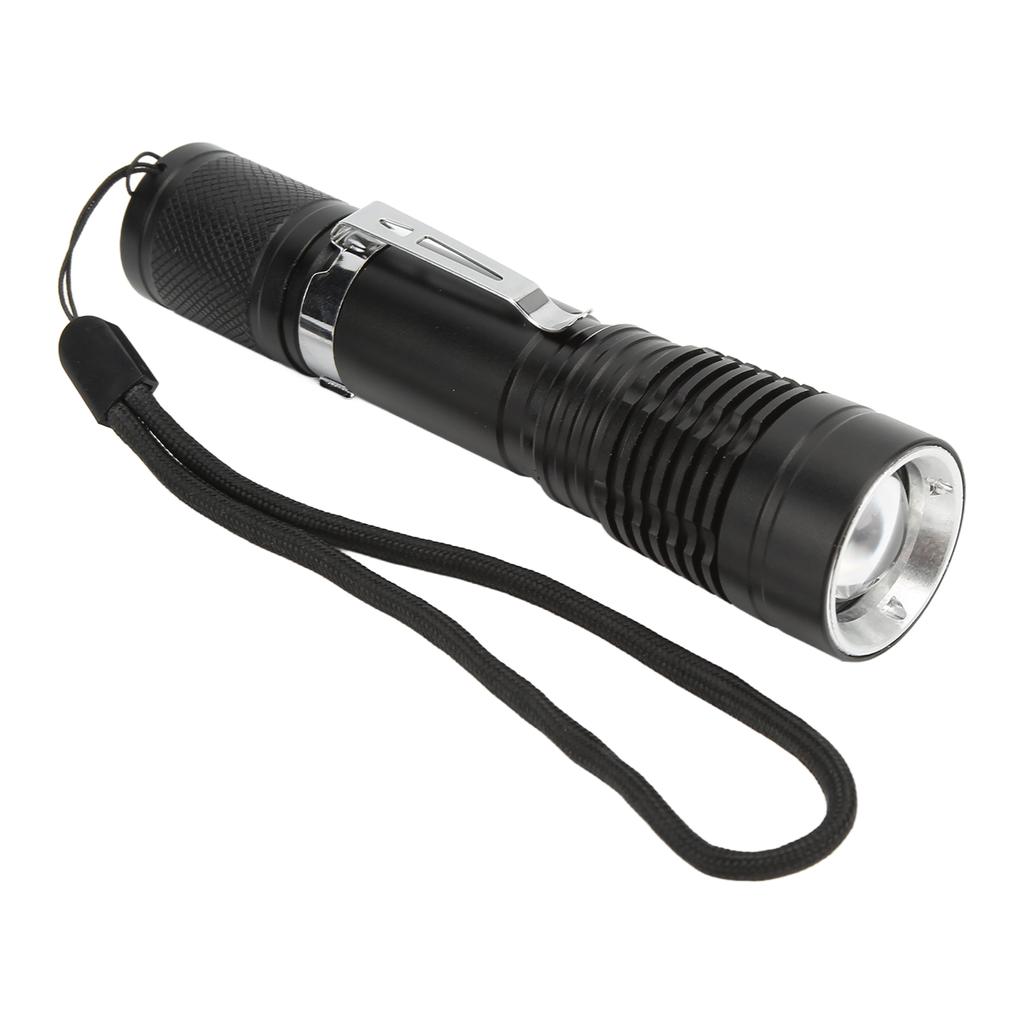 LED Mini Flashlight Portable Aluminium Alloy IPX8 Waterproof Strong Light Diving Flashlight for