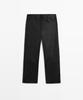 Masimodutti Lambskin Capri Pants