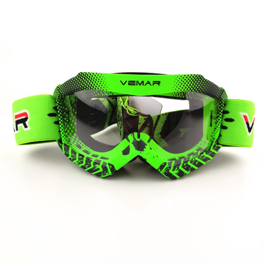 Vemar Motocyklové brýle Dětské Motocyklové Závodní Brýle MX MTB Off-Road Dirt Kid Bike Pro Motokrosová Helma Gafas