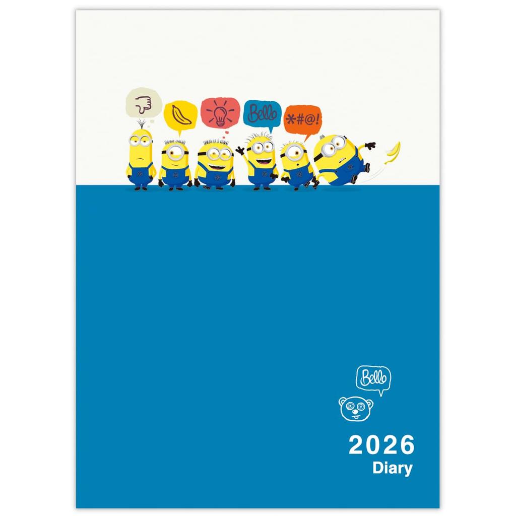 Hallmark Minions 2026 A5 Monthly Family Planner 845896 December (Starts 2025)