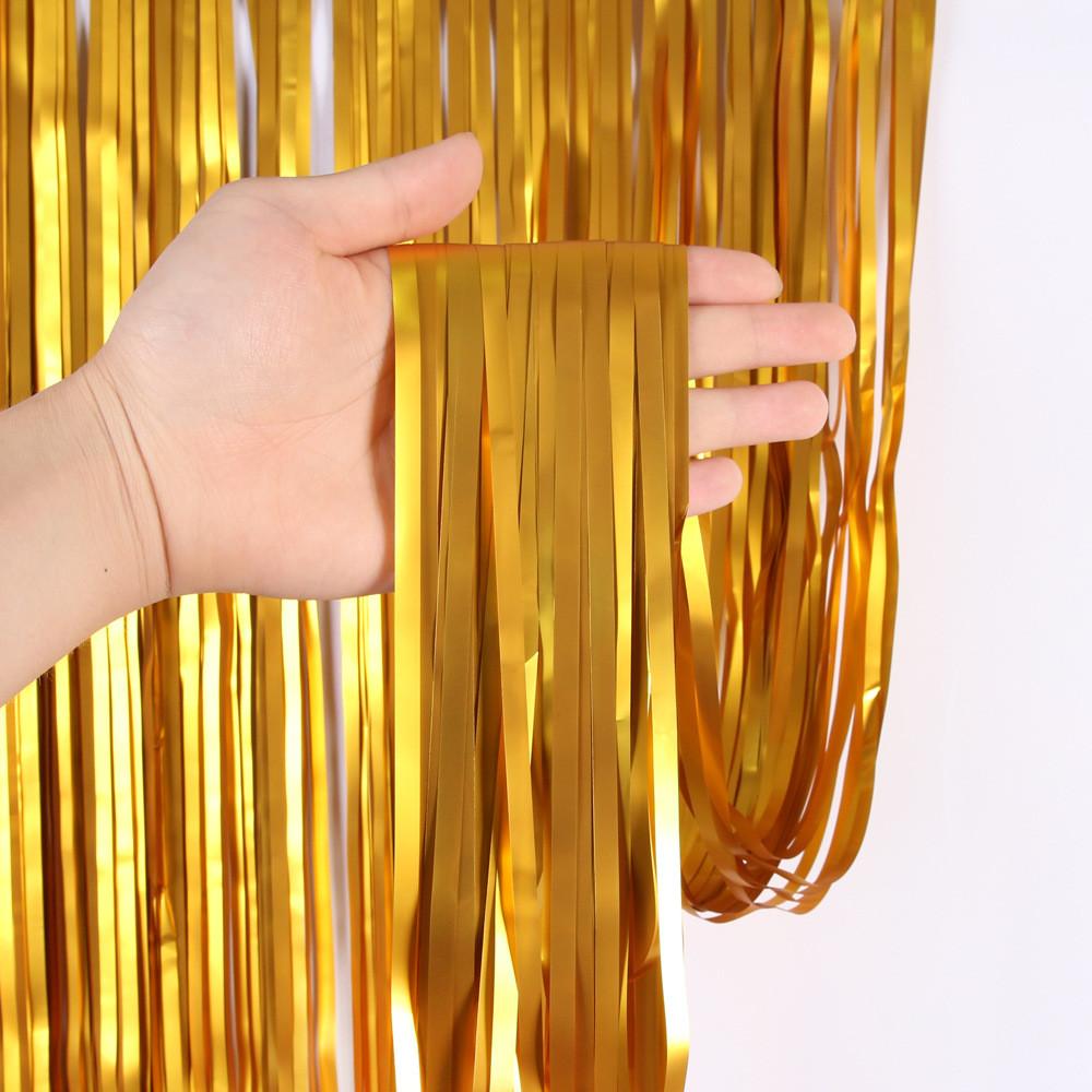 1x2m Elegant Matte Colorful Rain Curtain For Stunning Birthday Wedding Party Decorations