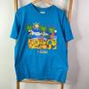 Vintage Royal Caribbean International Shirt Mens Extra Large Blue Beach Vacation