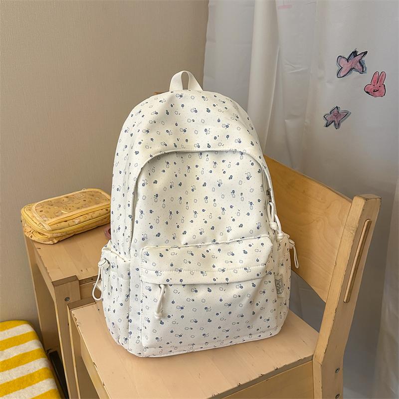 Women's Printed Backpack Student Schoolbag