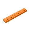 20Pcs MOC Parts 3666 Plate 1 X 6 Compatible Bricks DIY Assmble Building Blocks Particle Kid Puzzle Assmble Toy Gift