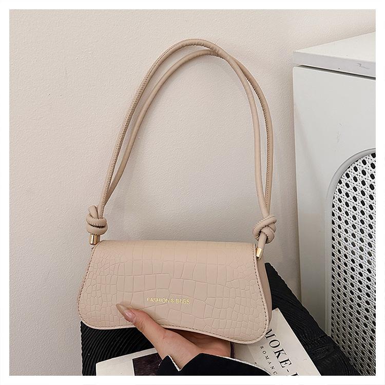 

ins niche texture underarm bag 2025 new crocodile pattern small square bag foreign style commuter shoulder messenger bag