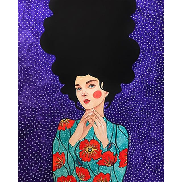 Tam Kare Yuvarlak Matkap 5D DIY Elmas Boyama Karikatür Kadın Nakış Rhinestones Mozaik Kız Çapraz Dikiş Ev Dekorasyon