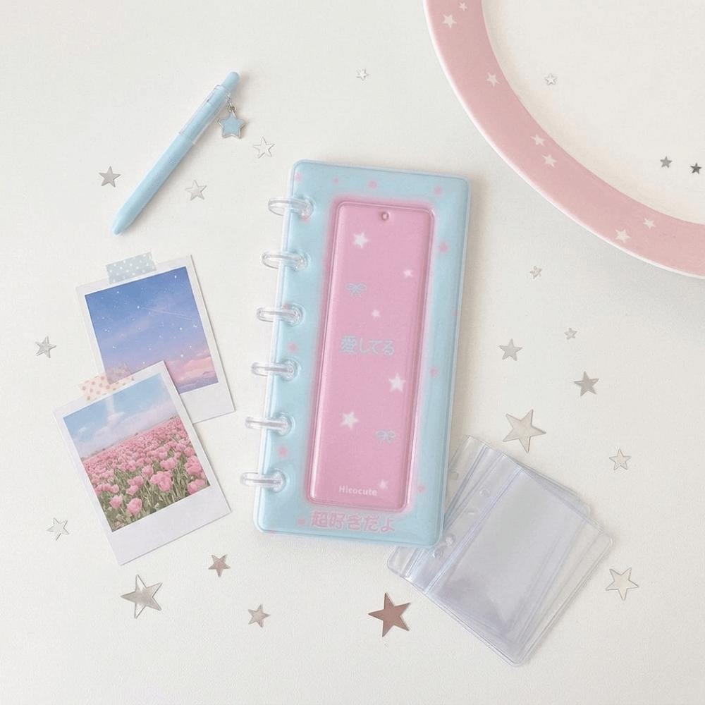 INS mini Photo Card Binder Cartoon Small Card Storage Book Gift Photo Storage Album School