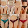 3PCS/Set Damen Waffel Baumwolle Slips Sexy Dessous Damen Unterwäsche Unterhose Slips Mädchen Einfarbige Intime Slips Für Frau