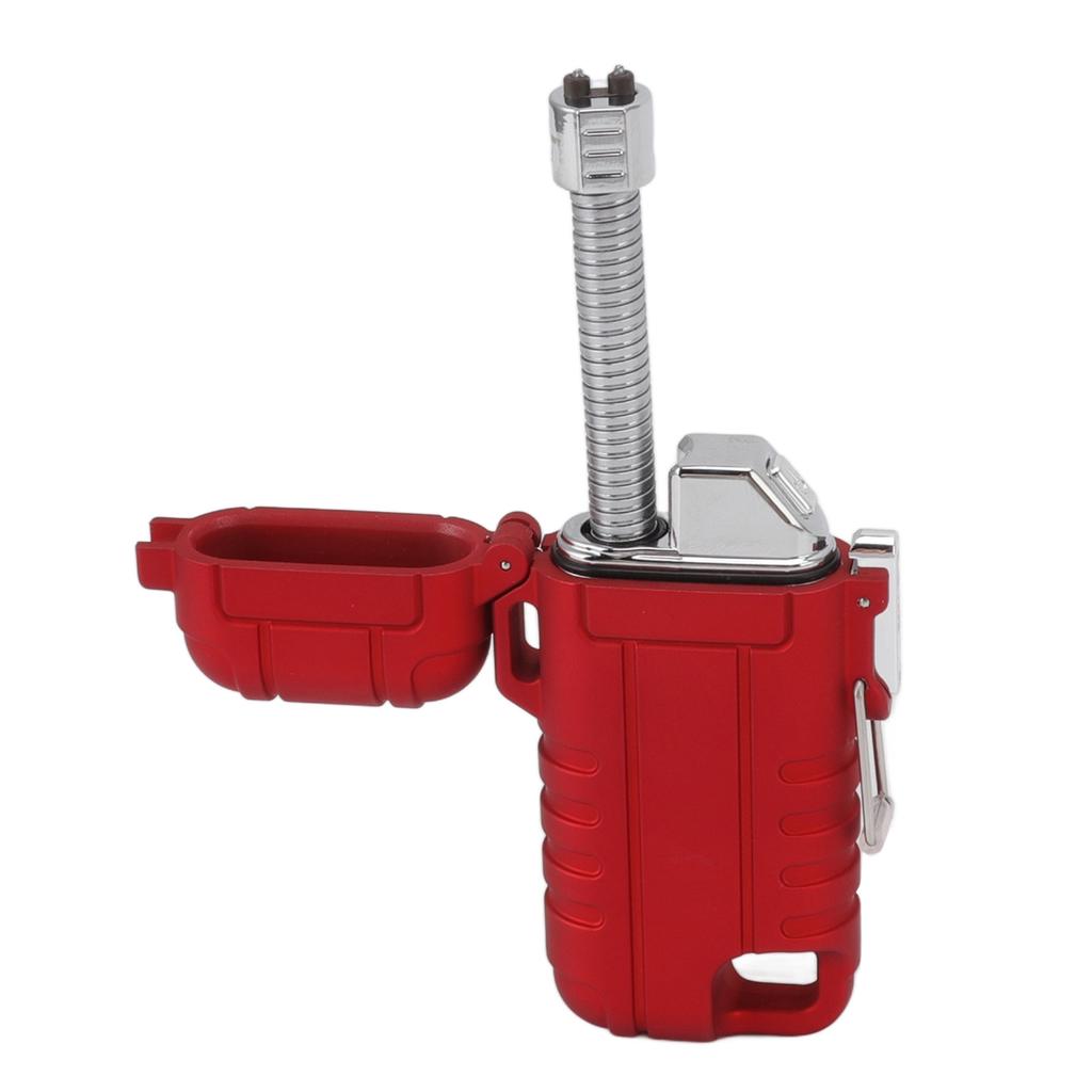 USB Rechargeable Lighter Windproof Dual Arc Lighter Waterproof Flameless Electric Lighter with