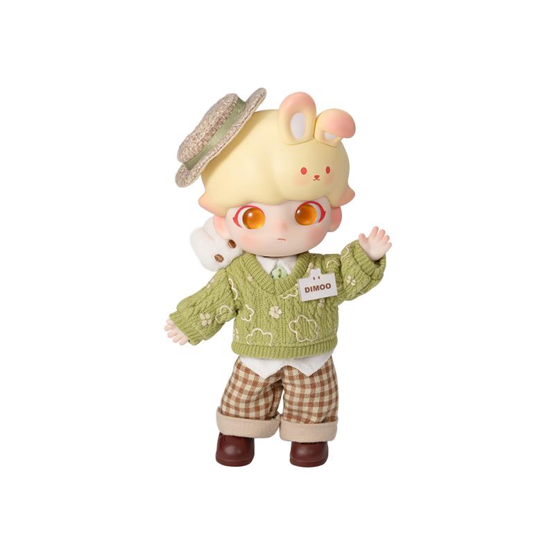 New POP MART DIMOO Holiday Bunny Doll Trendy Figures 17.5cm PPMT-2403-0021