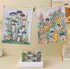 34x40cm Large Hand Towels 4-Layer 100% Cotton Gauze Quick-Dry Dishcloths, Decorative Tea Towels for Kitchen & Bathroom