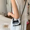 Small Bow Coin Purses PU Leather Shoulder Bag Fashion Crossbody Wallet  Clutch