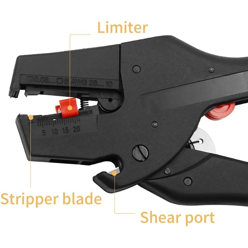 Self-Adjusting Insulation Pliers Wire Stripper 0.03-10 Mm² Cutter Cable Scissors Wire Stripper Tool