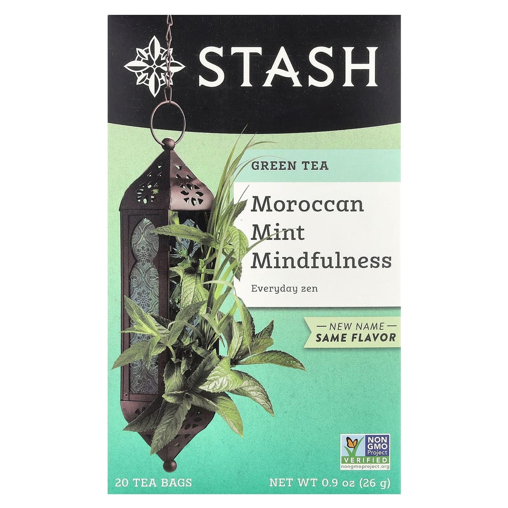 Stash Tea Green Moroccan Mint Tea Bags, 20 Count, 26g (0.9oz)