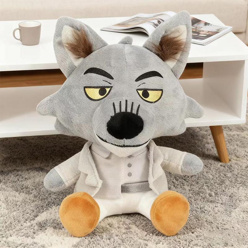 23CM Movie Anime The Bad Guys Plush Toy Cartoon Animals Plushies Figure Peluche Accessories Pillow Soft Sleep Hugging Kids Gifts