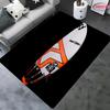 Surfboard 3D Printed Carpet Sport Theme Anti Slip Floor Mat for Living Room Bedroom Sofa Decor Rug