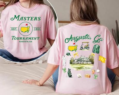 NEW ITEM! Masters Augusta National Golf T Shirt, Ladies Golf 2026 Tournament
