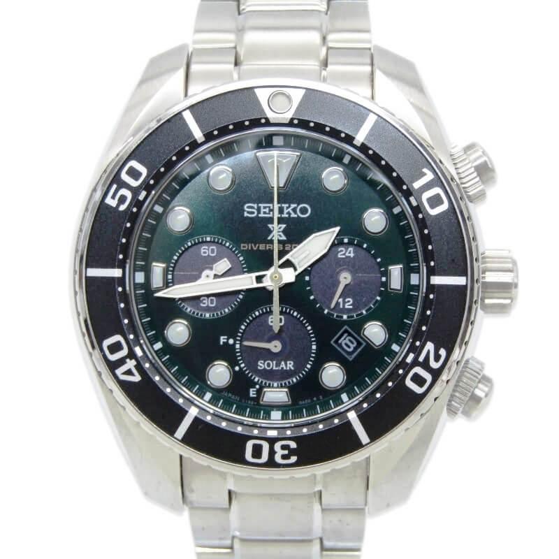 

[Used] SEIKO PROSPEX SBDL083 140th Anniversary Limited Model V192-0AD0 Solar PROSPEX Green Diver Scuba 200m Men s SS Dark Green Quartz Watch 28012440