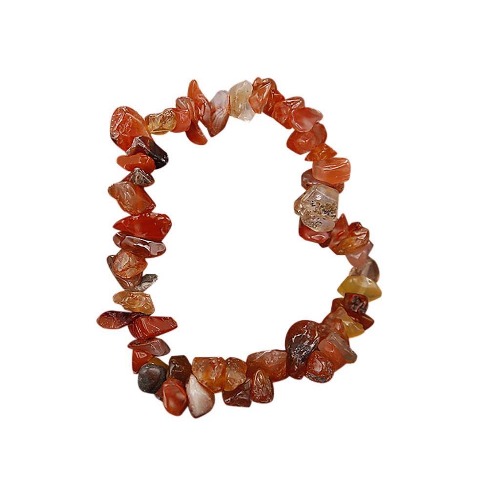 5-8mm Mixed Natural Gemstone Chip Beads Stretchy Bracelet