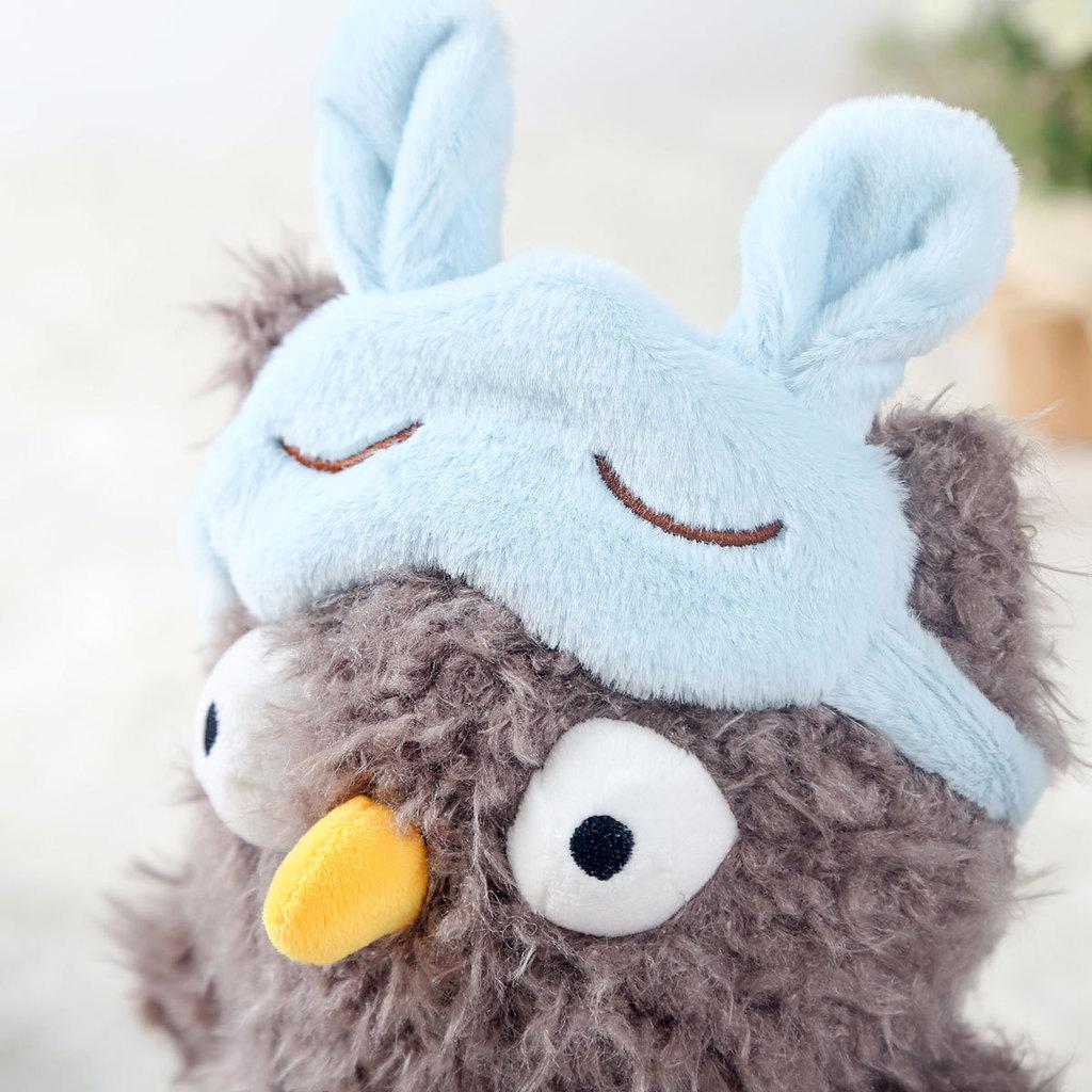 Maschera per Occhi Gufo Peluche Giocattolo Bambola Animale Regalo Per Bambini E Collezionisti