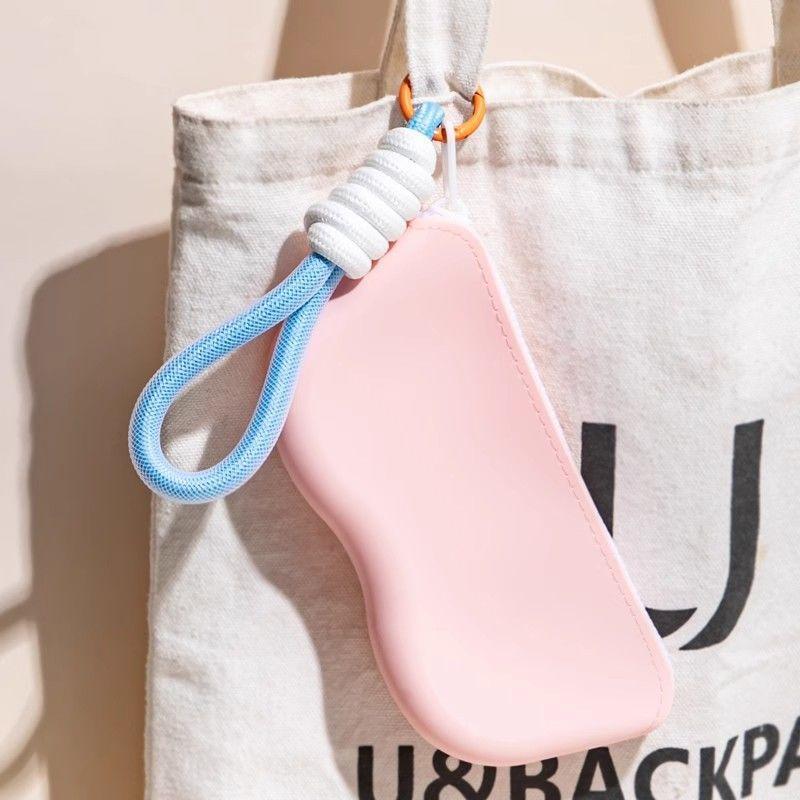 Soft Silicone Zipper Glasses Bag Sunglasses Waterproof Storage Protective Cover Hanging Bag Coin Purses Dustproof Glasses Box