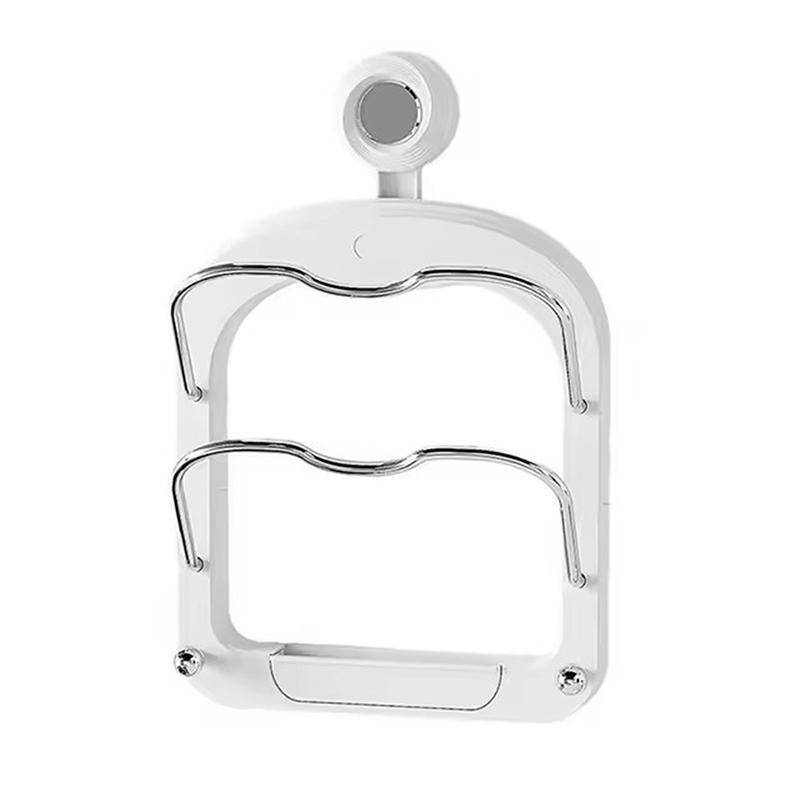 

Настенный держатель для крышек для кастрюль без перфорации, органайзер для кухонных крышек для кастрюль, настенный держатель для разделочных досок, хранение крышек для кастрюль белый