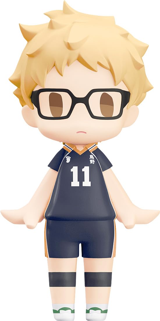 GOOD SMILE Kei Tsukishima Action Figure HELLO! Haikyuu!!