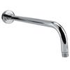 Extra Long Stainless Steel Shower Rain Head Arm Replacement Flange Set Wall Fixed Chrome Finish