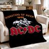 Angus Young Rock Guitar Blanket Camping Trip Soft And Comfortable Office Rest Blanket Bedroom Outdoor Plush Blanket