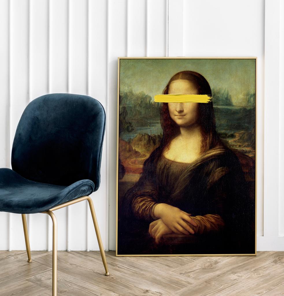 Mona Lisa Da Vinci Pop Art Poster