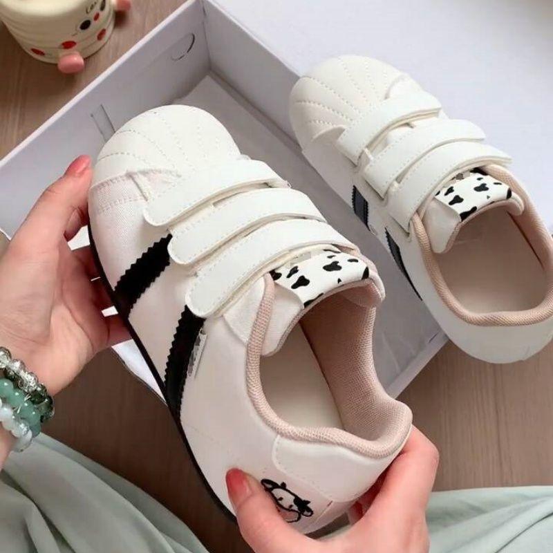 Niche Board Shoes Women's 2025 New Bread Shoes Summer and Autumn White Shoes Women's Casual Versatile Daily Casual Shoes