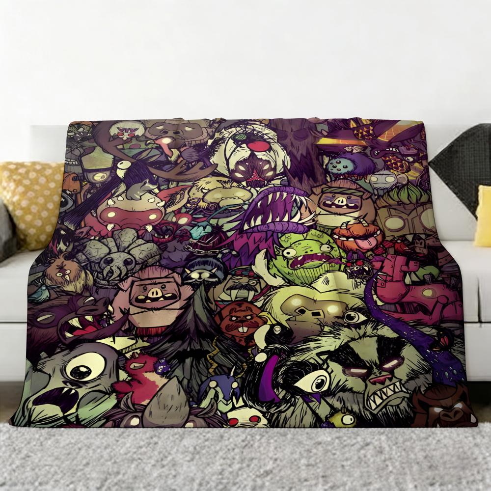 Spiel D-Dont S-Starve Wurf Weiche Gemütliche Flanell-Kuscheldecke für Sofa Schlafzimmer und Mehr