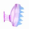 Silikonowy Szampon Skóra Głowy Prysznic Kąpiel Mycie Włosów Masaż Masażer Szczotka Grzebień Fioletowy