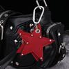 Handmade Drilling and Puncture Pentagram Bag Pendant Backpack Hangings Decor  Gifts